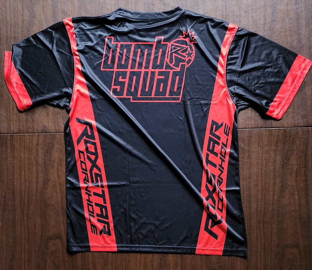 Jersey Short Sleeve T-Shirt | D16 | Black/Red