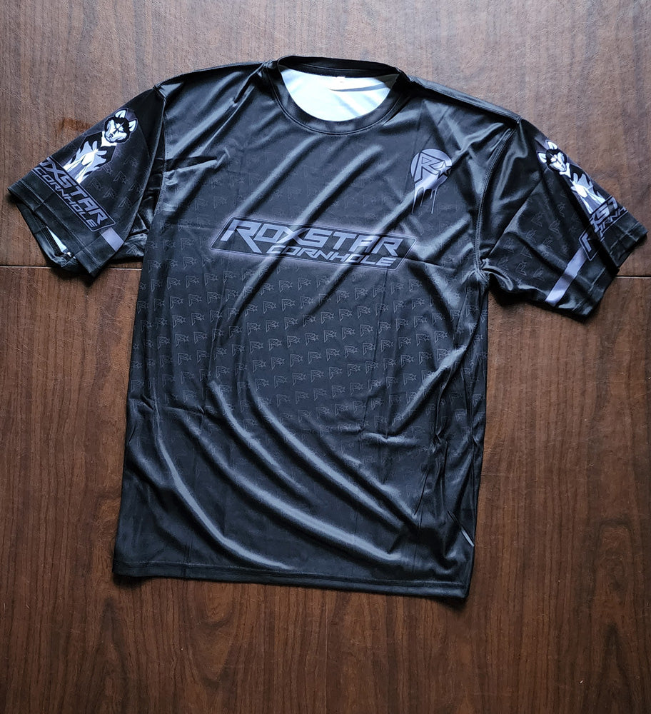 Jersey Short Sleeve T-Shirt | D18 | Black/Gray