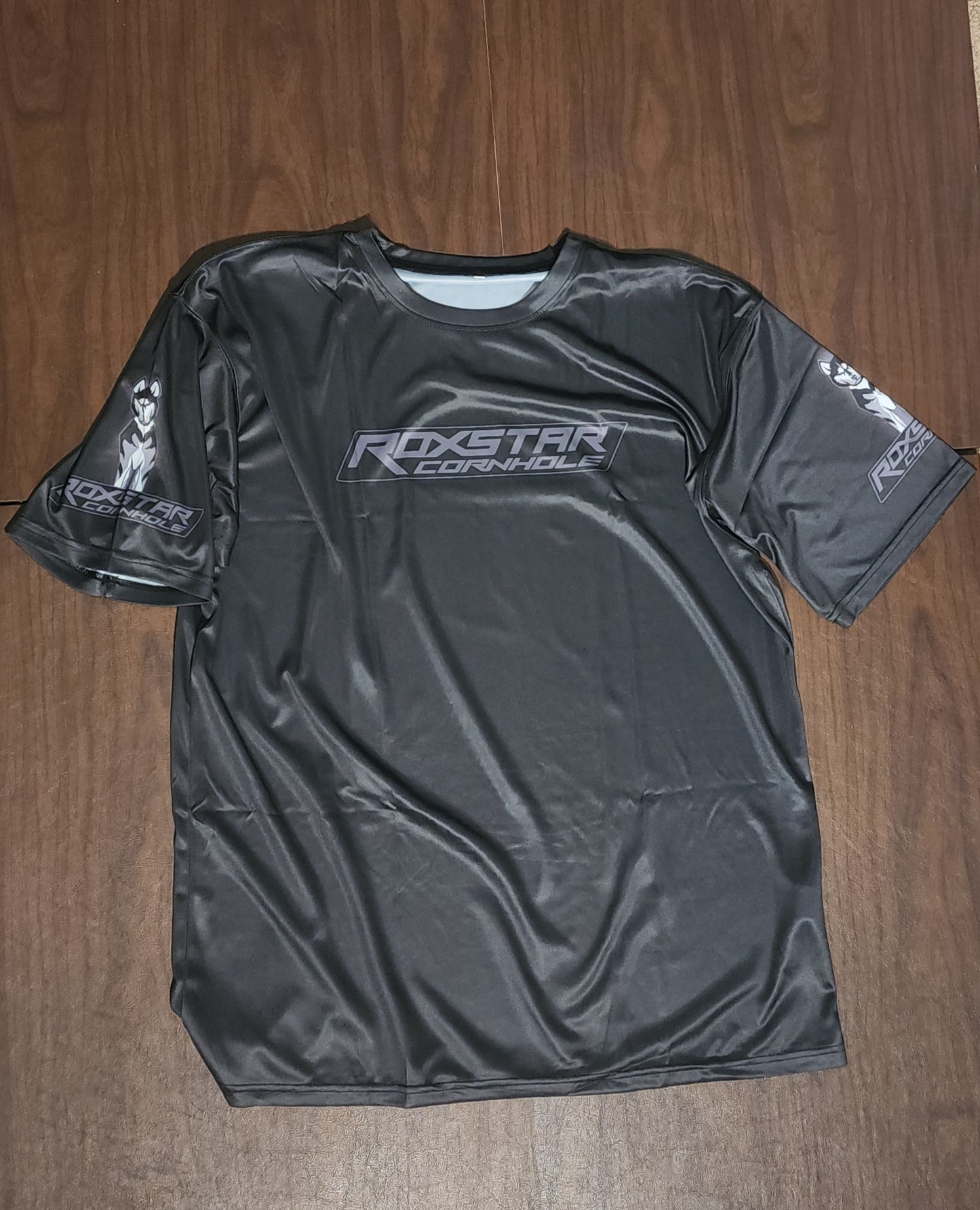 Jersey Short Sleeve T-Shirt | D19 | Black/Gray