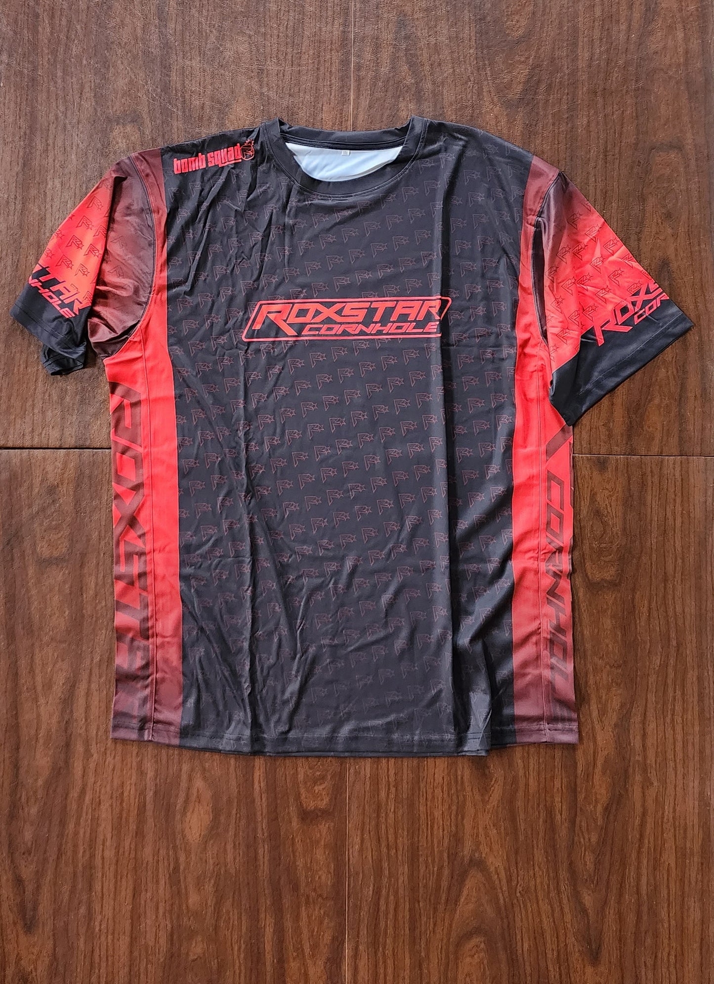 Jersey Short Sleeve T-Shirt | RJ44RB | Red/Black
