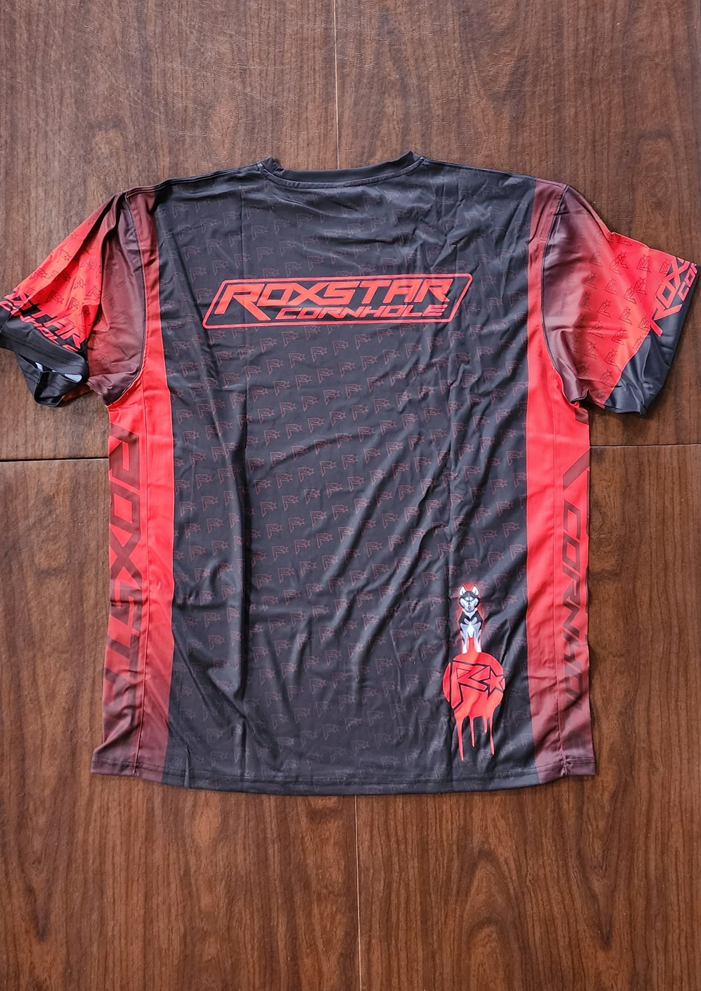 Jersey Short Sleeve T-Shirt | RJ44RB | Red/Black